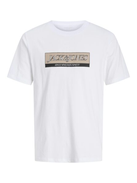 Jack&Jones ανδρικό κοντομάνικο t shirt με τύπωμα 12283628