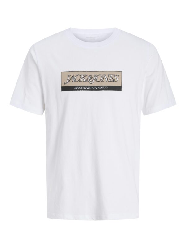 Jack&Jones ανδρικό κοντομάνικο t shirt με τύπωμα 12283628