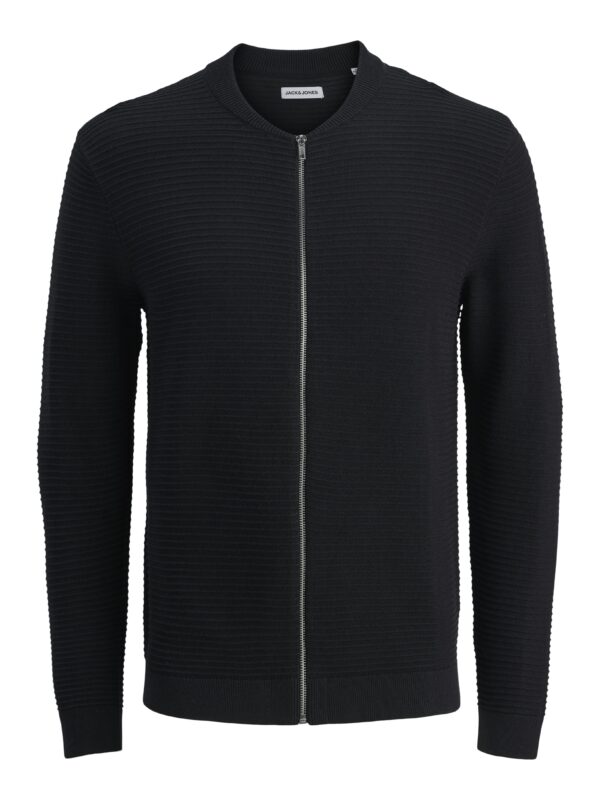 Jack&Jones ανδρική μονόχρωμη πλεκτή ζακέτα 12278963