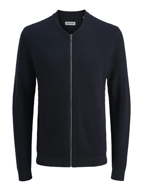 Jack&Jones ανδρική μονόχρωμη πλεκτή ζακέτα 12278963