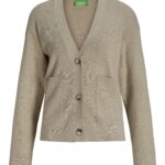 JJXX γυναικεία μονόχρωμη πλεκτή ζακέτα 12280292