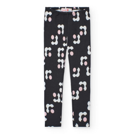 Boboli παιδικό κολάν με τύπωμα λουλούδια για κορίτσι 402028