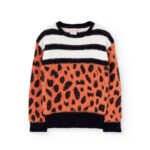 Boboli παιδικό πουλόβερ εμπριμέ για κορίτσι 422187