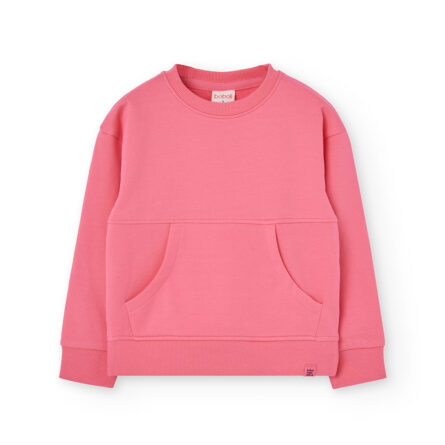 Boboli παιδικό μονόχρωμο φούτερ για κορίτσι 432188