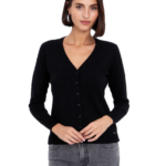 Toi Moi γυναικεία πλεκτή μονόχρωμη ζακέτα 70-4820-225