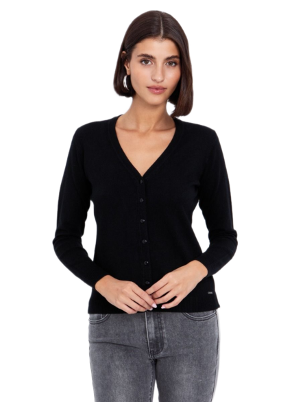 Toi Moi γυναικεία πλεκτή μονόχρωμη ζακέτα 70-4820-225