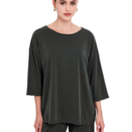 Toi Moi γυναικεία μονόχρωμη ριχτή μπλούζα 80-6589-225