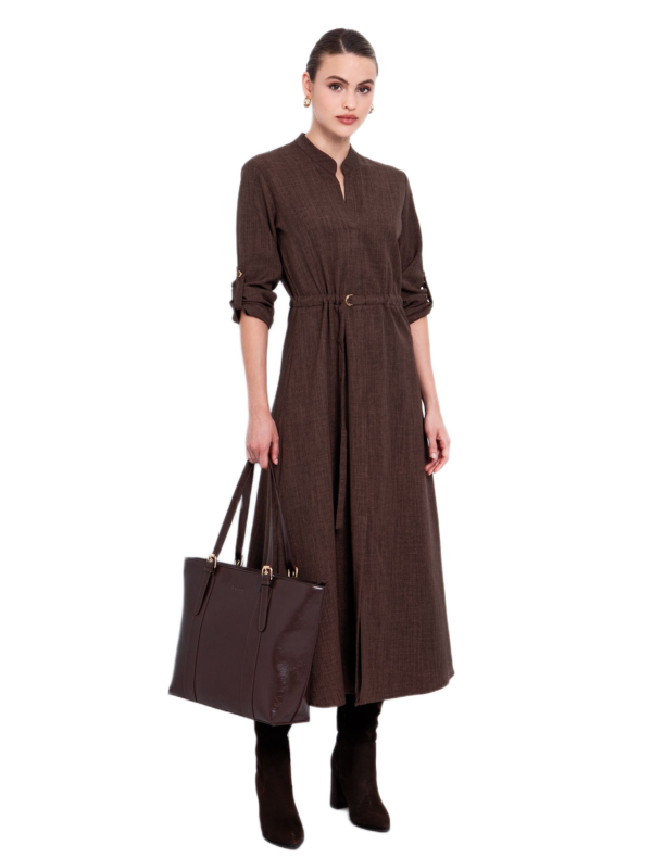 Toi Moi γυναικείο μίντι φόρεμα με ζώνη 50-6677-225 Toi Moi γυναικείο μίντι φόρεμα με ζώνη 50-6677-225