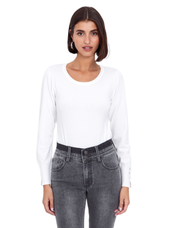 Toi Moi γυναικεία πλεκτή μπλούζα στρογγυλή λαιμόκοψη 70-4817-225 Toi Moi γυναικεία πλεκτή μπλούζα στρογγυλή λαιμόκοψη 70-4817-225