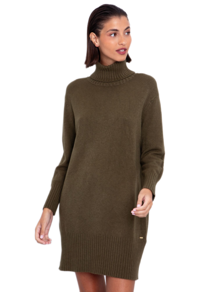 Toi Moi γυναικείο πλεκτό φόρεμα ζιβάγκο 50-6658-225