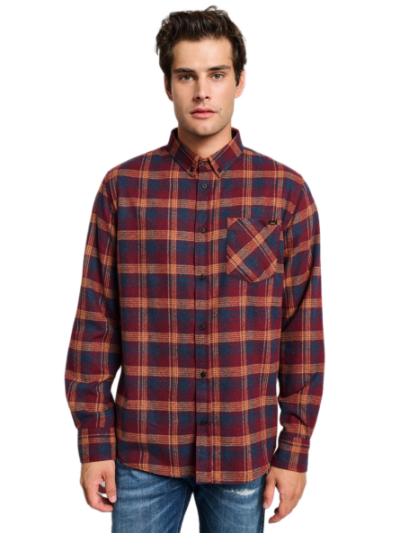 Staff Potter ανδρικό καρό πουκάμισο μακρυμάνικο 61-010.054