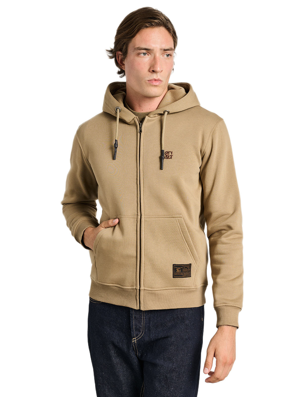 Staff Franco ανδρική ζακέτα φούτερ με κουκούλα 64-102.054