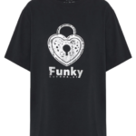 Funky Buddha γυναικείο t-shirt με τύπωμα FBL012-112-04