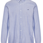 Funky Buddha ανδρικό μονόχρωμο πουκάμισο basic FBM012-001-05