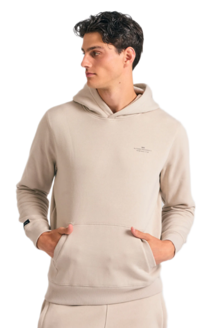 Funky Buddha ανδρικό μονόχρωμο φούτερ με κουκούλα FBM012-002-06