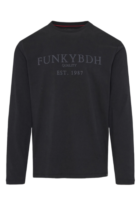 Funky Buddha ανδρικό t-shirt με τύπωμα FBM012-005-07