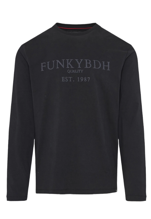 Funky Buddha ανδρικό t-shirt με τύπωμα FBM012-005-07
