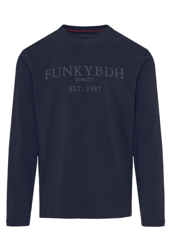 Funky Buddha ανδρικό t-shirt με τύπωμα FBM012-005-07