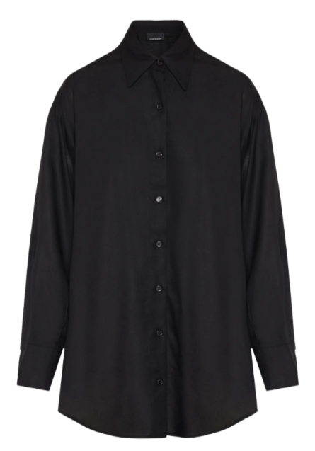 Funky Buddha γυναικείο μακρυμάνικο μονόχρωμο πουκάμισο FBL012-101-05