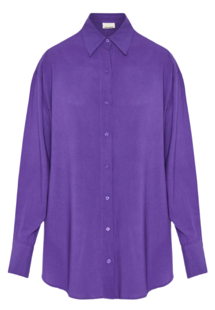 Funky Buddha γυναικείο μακρυμάνικο μονόχρωμο πουκάμισο FBL012-101-05