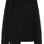 Funky Buddha γυναικείο πλεκτό πουλόβερ με κασκόλ FBL012-130-09