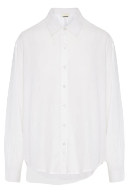 Funky Buddha γυναικείο μονόχρωμο πουκάμισο FBL012-100-05