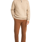 Funky Buddha ανδρικό μονόχρωμο παντελόνι chino FBM012-001-02