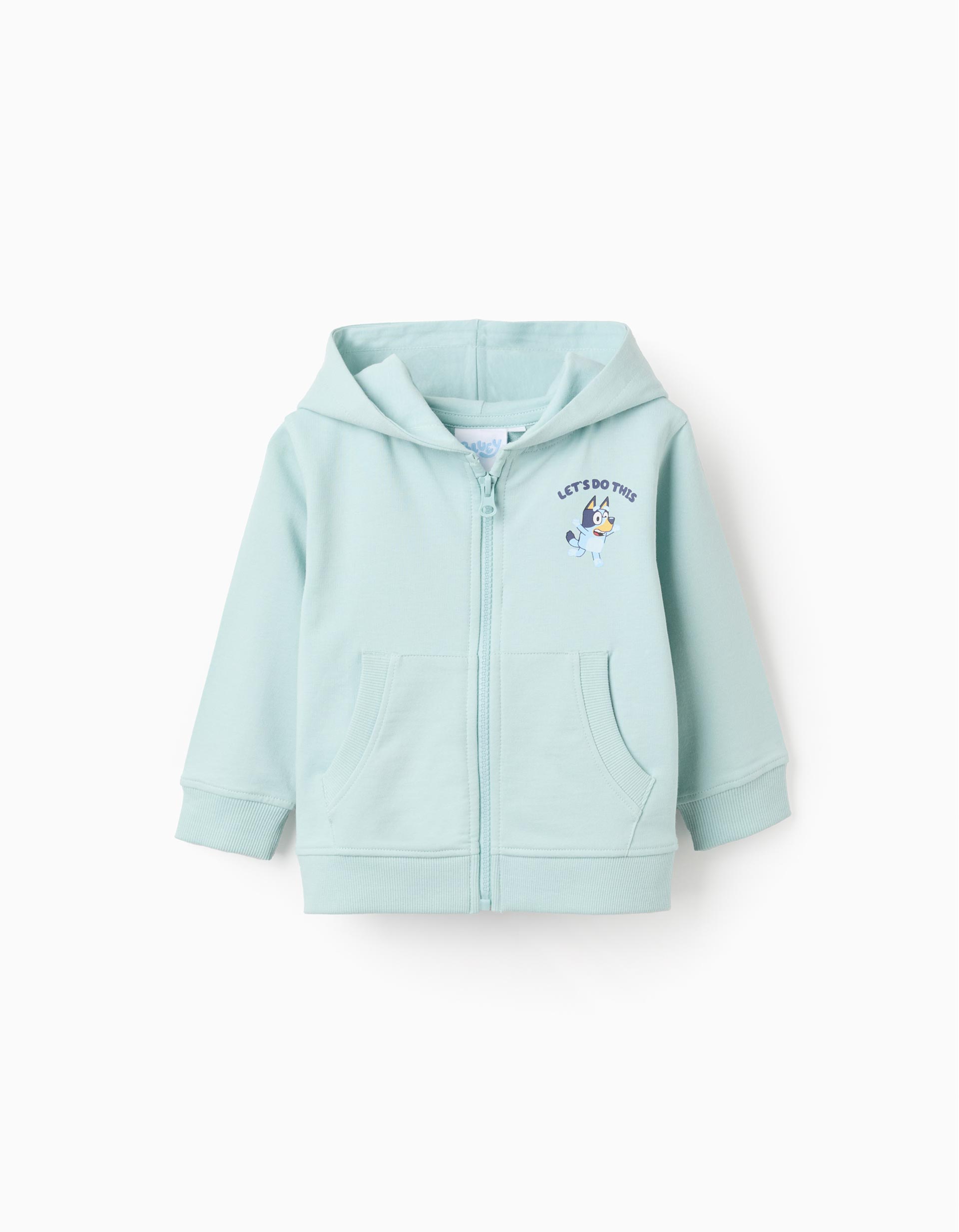 Zippy βρεφική φούτερ ζακετούλα με κουκούλα Bluey για αγοράκι ZBBAP0201_25012