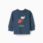 Zippy βρεφικό μακρυμάνικο t-shirt με τύπωμα για αγοράκι ZBBAP0303_25067