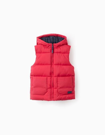 Zippy παιδικό αμάνικο μπουφάν με κουκούλα για αγόρι ZKBAP0104_25004