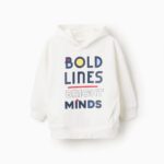 Zippy παιδική φούτερ μπλούζα με κουκούλα και τύπωμα για αγόρι ZKBAP0202_25062