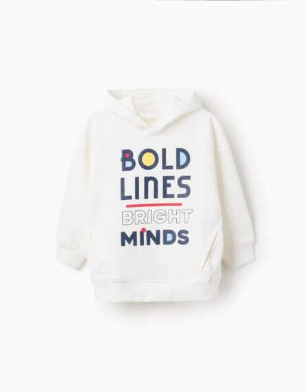 Zippy παιδική φούτερ μπλούζα με κουκούλα και τύπωμα για αγόρι ZKBAP0202_25062