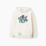 Zippy παιδική φούτερ μπλούζα με κουκούλα για αγόρι ZKBAP0202_25080