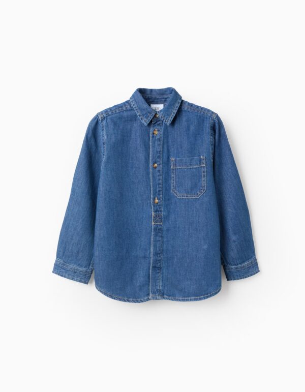 Zippy παιδικό τζιν πουκάμισο για αγόρι ZKBAP0302_25066