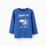 Zippy παιδική μακρυμάνικη μπλούζα με τύπωμα για αγόρι ZKBAP0303_25080