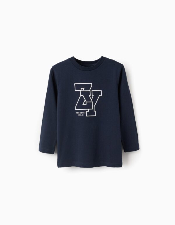 Zippy παιδική μακρυμάνικη μπλούζα με τύπωμα για αγόρι ZKBAP0303_25091 Zippy παιδική μακρυμάνικη μπλούζα με τύπωμα για αγόρι ZKBAP0303_25091