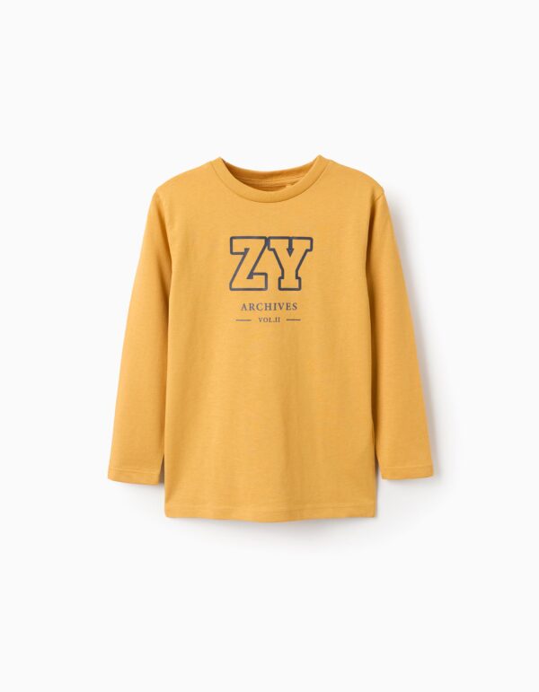 Zippy παιδική μακρυμάνικη μπλούζα με τύπωμα για αγόρι ZKBAP0303_25091