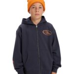 Quiksilver παιδική φούτερ ζακέτα με κουκούλα και τύπωμα EQBFT03962