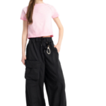 Reporter παιδικό υφασμάτινο παντελόνι wide leg για κορίτσι 253-0110G-06-100