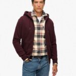 Superdry ανδρική ζακέτα φούτερ με κουκούλα M2014128A