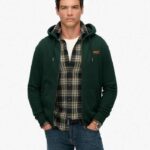 Superdry ανδρική ζακέτα φούτερ με κουκούλα M2014128A