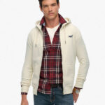 Superdry ανδρική ζακέτα φούτερ με κουκούλα M2014128A