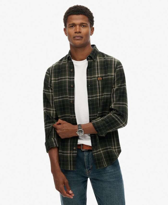 Superdry ανδρικό καρό πουκάμισο M4011047A