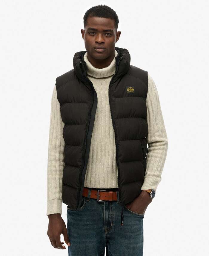 Superdry ανδρικό puffer γιλέκο M5012288A
