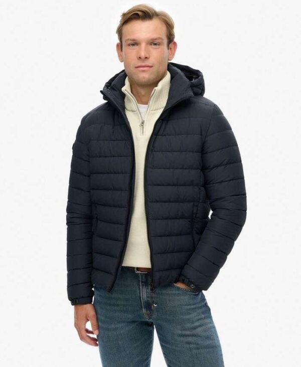 Superdry ανδρικό φουσκωτό μπουφάν με κουκούλα M5012290A