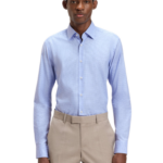 Boss ανδρικό πουκάμισο μακρυμάνικο regular fit 50519887