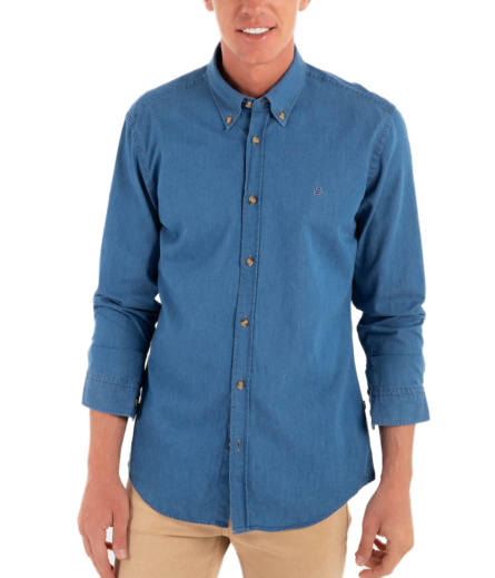 Boss ανδρικό πουκάμισο denim 50545232