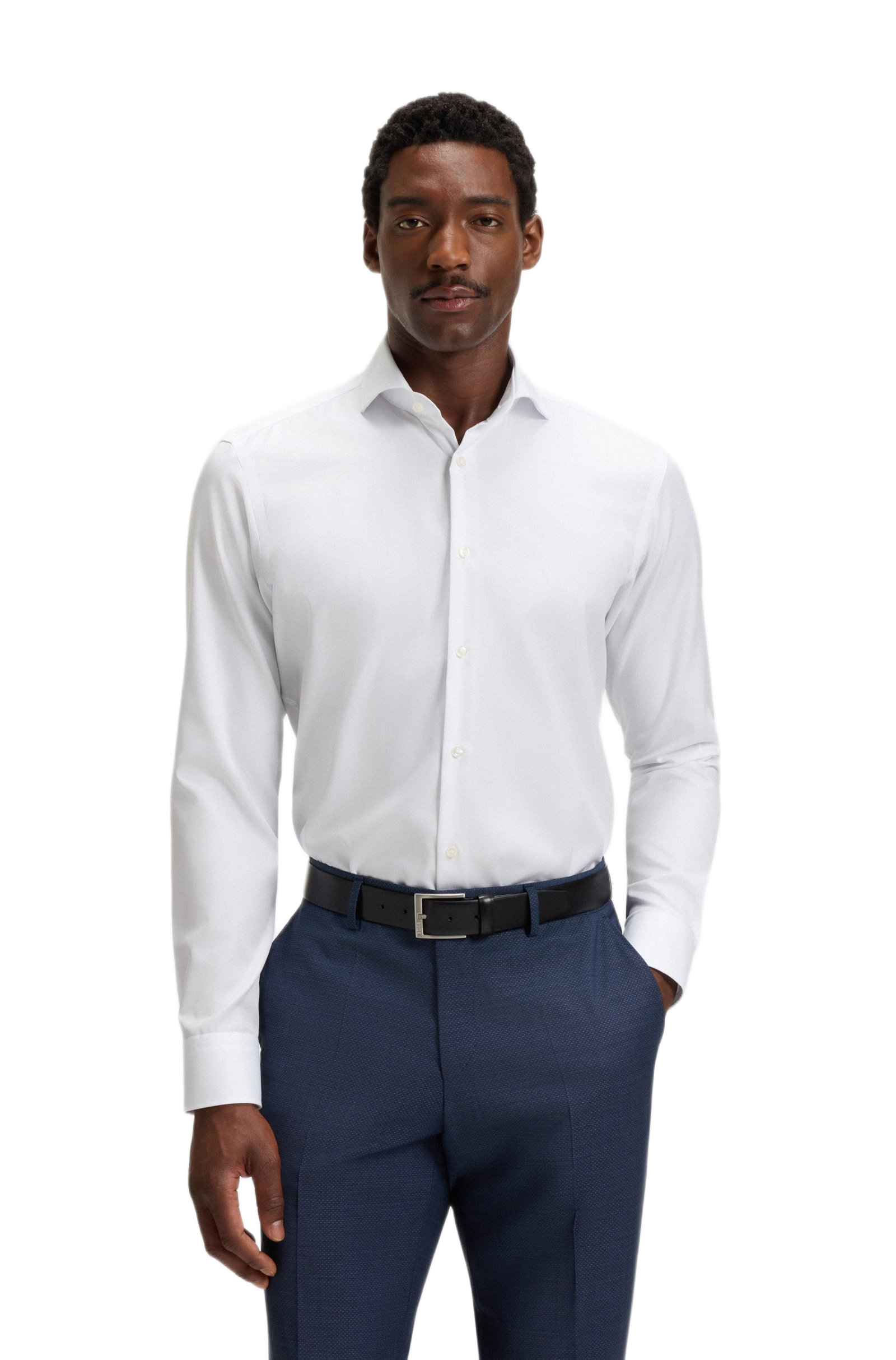 Boss ανδρικό πουκάμισο μακρυμάνικο regular fit 50548789