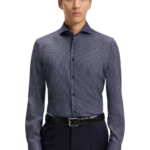 Boss ανδρικό πουκάμισο μακρυμάνικο regular fit 50548792