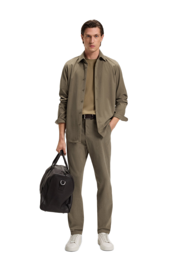 Boss P-Genius ανδρικό παντελόνι κοτλέ slim fit 50551683 Boss P-Genius ανδρικό παντελόνι κοτλέ slim fit 50551683